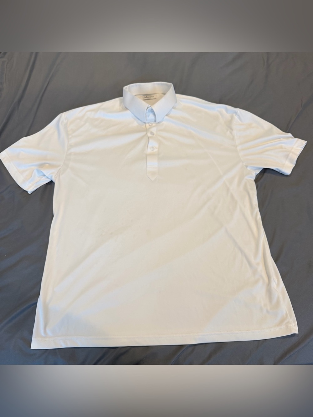 Collars & Co. The Original Dress Collar Polo White Stretch Shirt Men’s 2X -Large